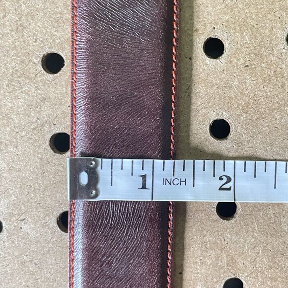 Joseph Bruce Leather Belt Men Size 34/90 Brown Genuine Italian J0703T MINT - Picture 8 of 8
